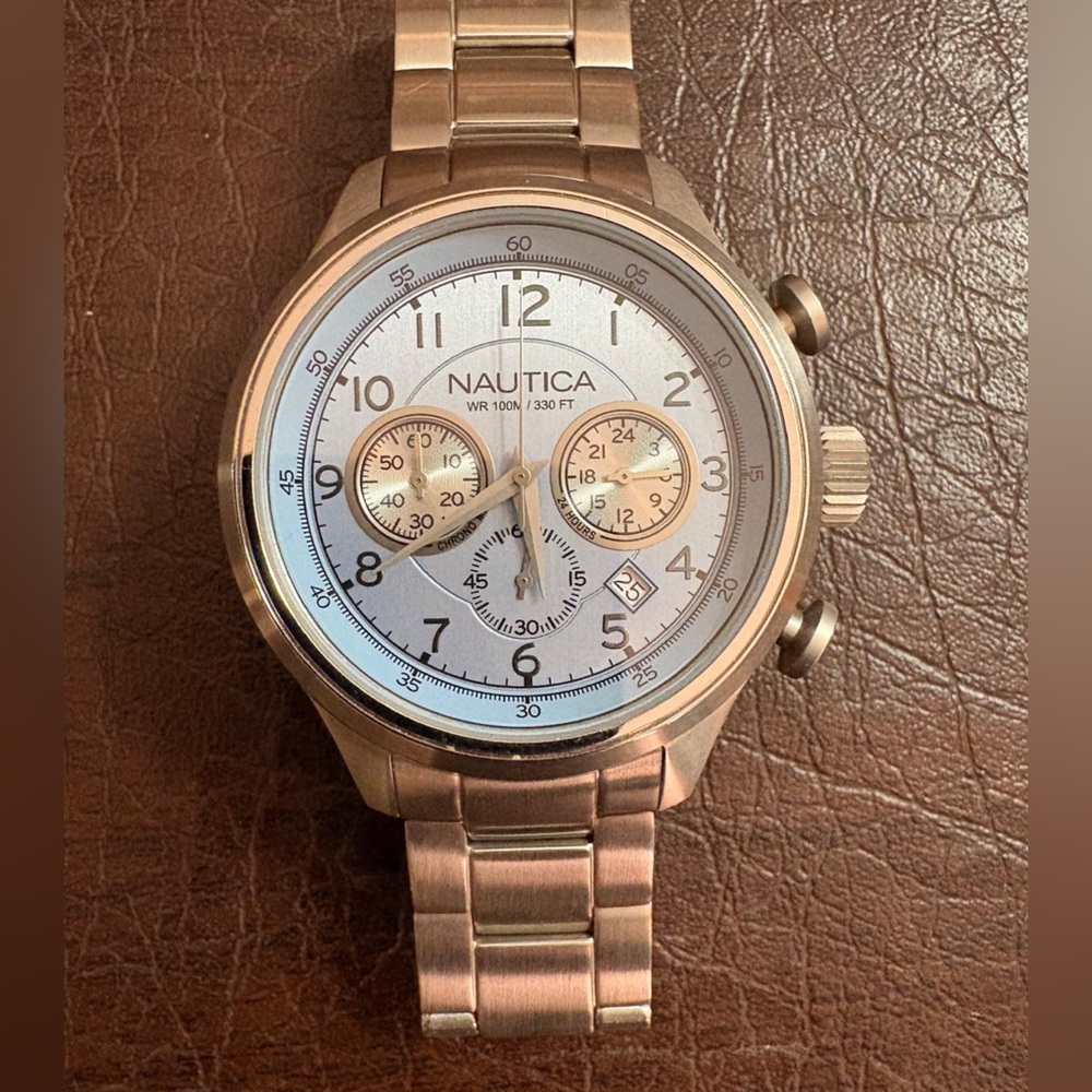 Nautica Chronograph Stainless Steel Watch
